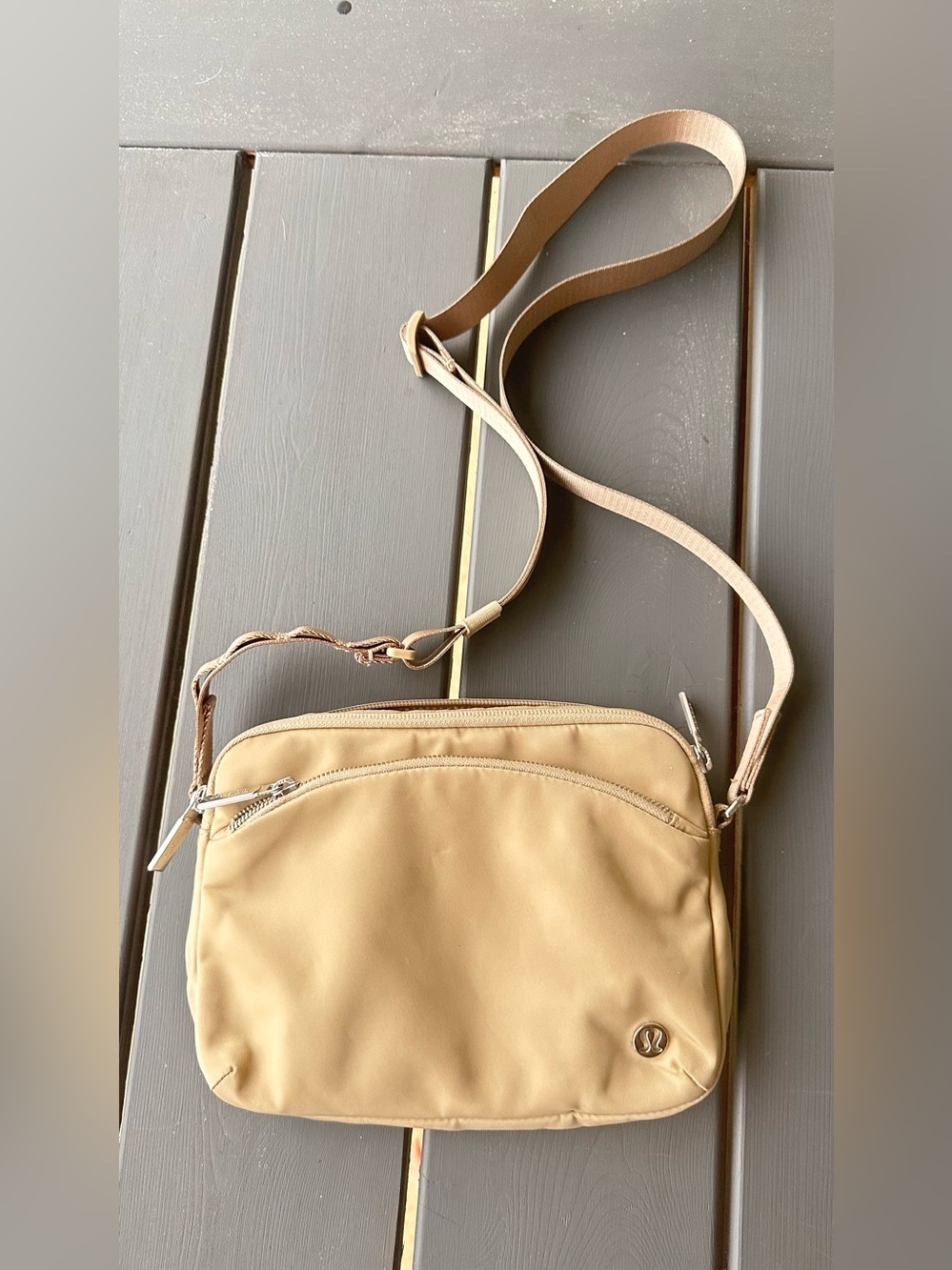 Lululemon Beige Crossbody Shoulder Bag - Women